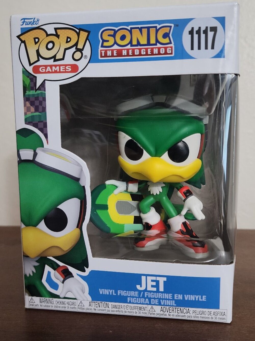 Funko Pop Sonic the Hedgehog  Jet the Hawk  #1117
